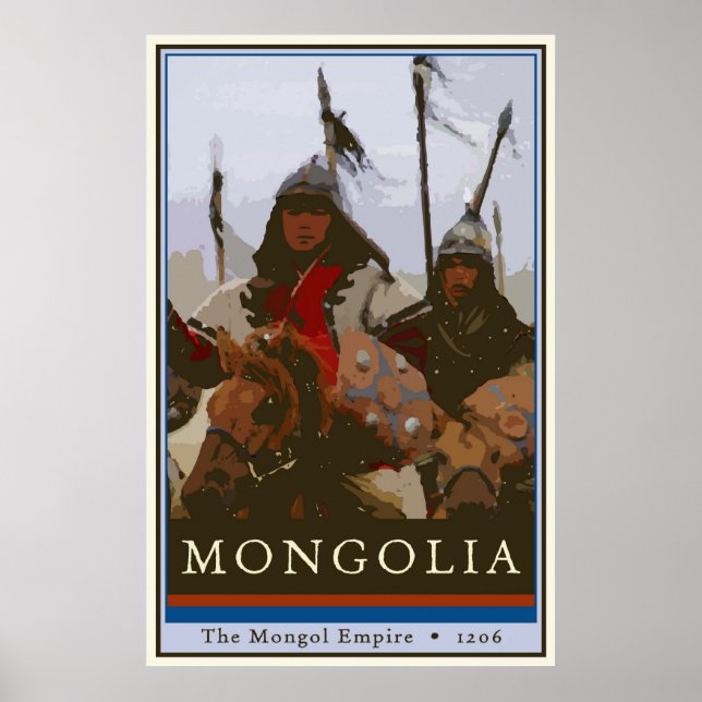 Poster Mongolie (Devant)