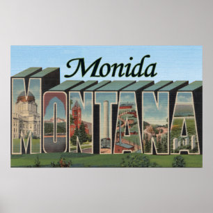 Poster Monida, Montana