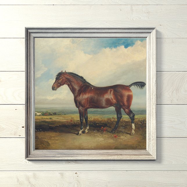 Poster "Moniteur" Cheval Peinture par James Ward (Créateur téléchargé)