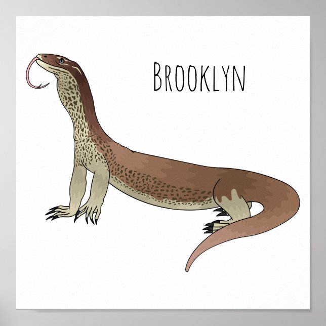 Poster Monitor lizard (Devant)