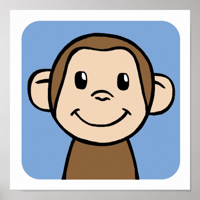 Poster Monkey (Devant)