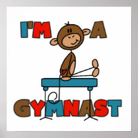 Monkey Je suis un Gymnaste