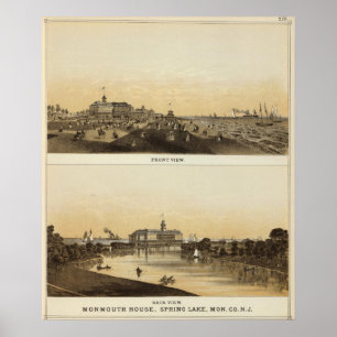 Poster Monmouth House, Spring Lake, NJ