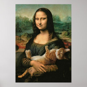 Poster monna lisa, leonard de vinci, art classique, renai