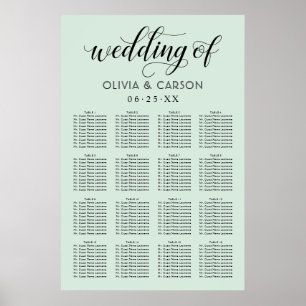 Poster Monnaie moderne et Mariage de script noir
