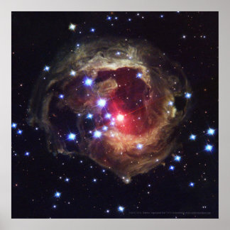 Poster Monocerotis Supergiant Star V838 12x12 (12x12)