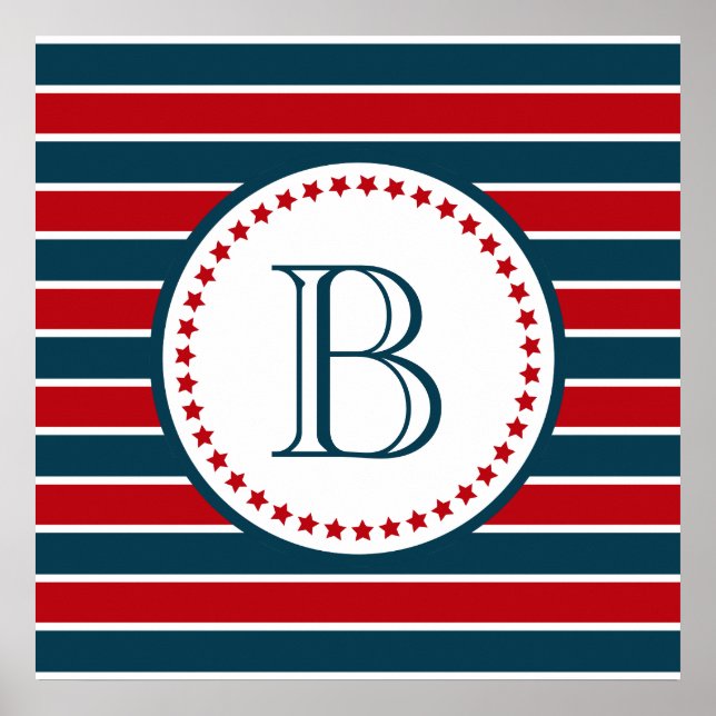 Poster Monogram design (Devant)