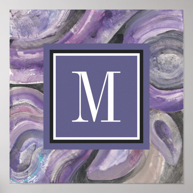 Poster monogramme | Circle (Devant)