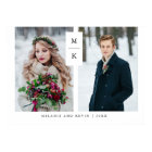 Monogramme moderne | Deux grilles photo