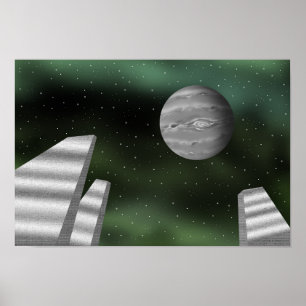 Poster Monolithes et planètes géantes.