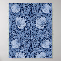 Monotone bleu Pimpernel, William Morris