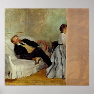Poster Monsieur et Madame Edouard Manet d'Edgar Degas  