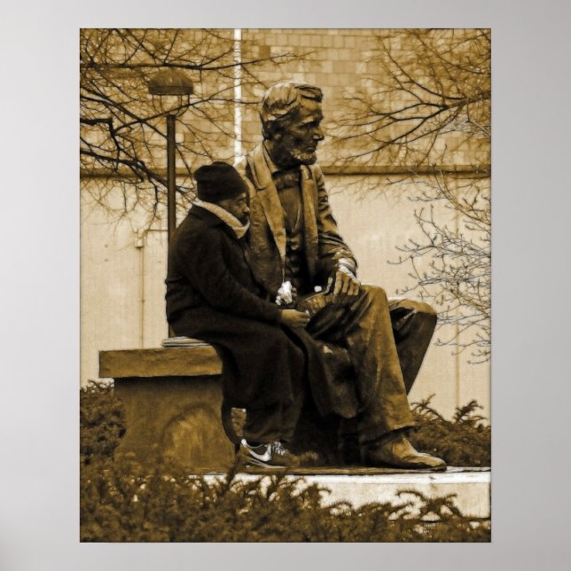 Poster Monsieur Lincoln, Nous Avons Un Nouveau Président. (Devant)