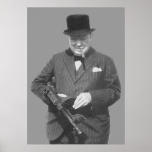 Poster Monsieur Winston Churchill