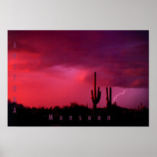 Poster Monsoon, Arizona
