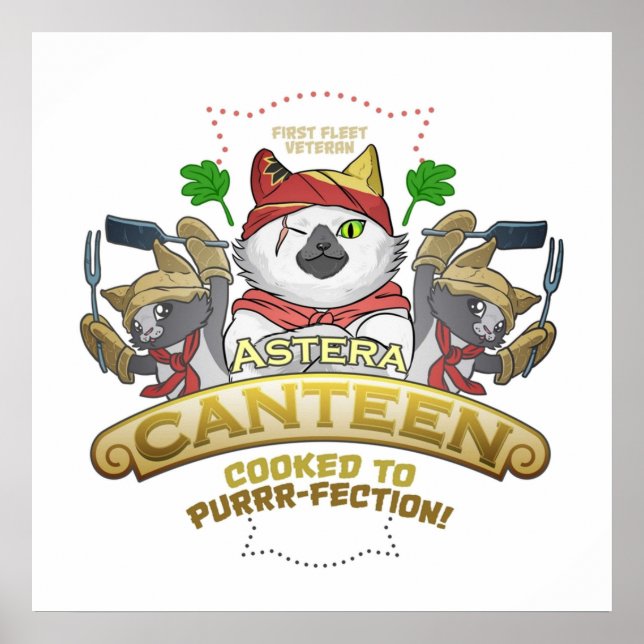 Poster Monster Hunter Palico Cat Meowscular Chef (Devant)