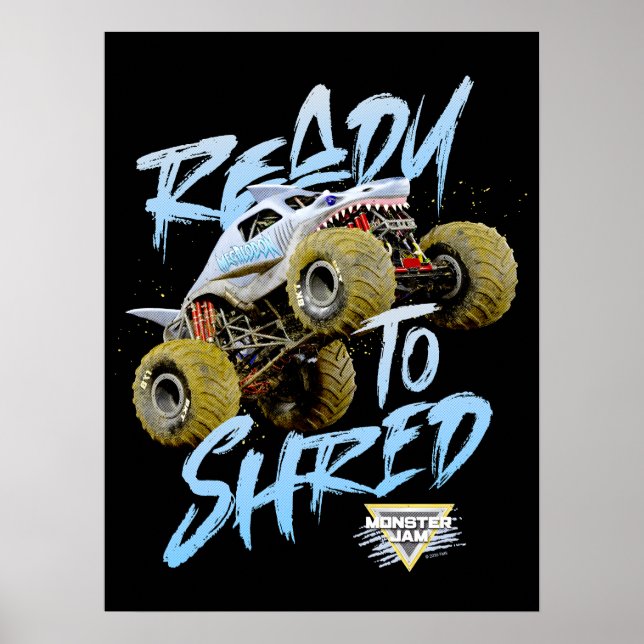Poster Monster Jam Megalodon (Devant)