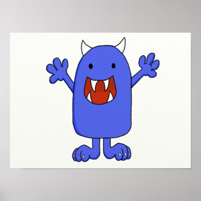 Poster Monster mignon (Devant)
