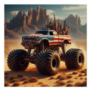 POSTER MONSTER TRUCK