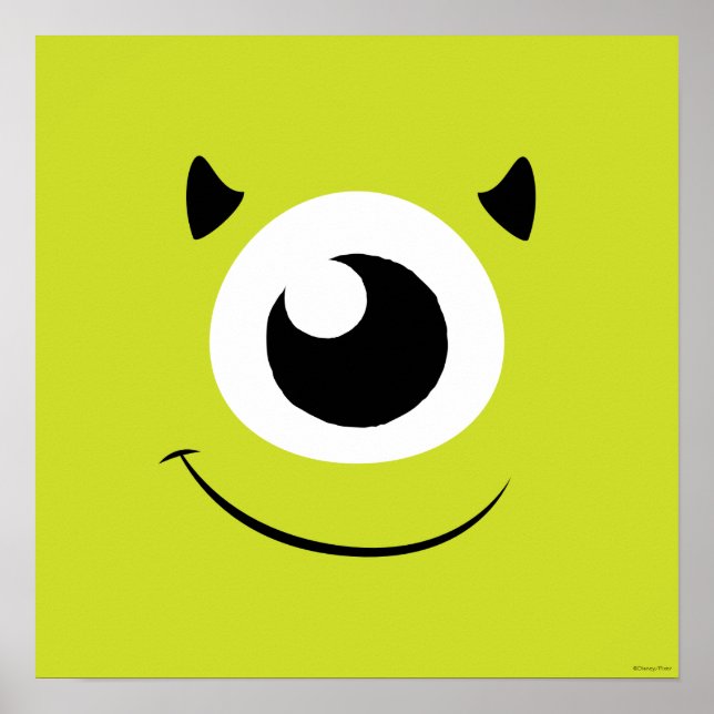 Poster Monsters Inc. | Mike Face (Devant)