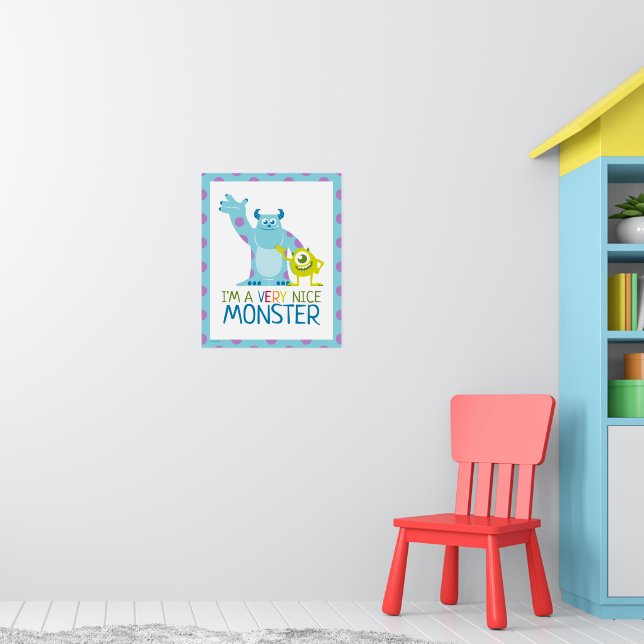 Poster Monsters Inc. Très beau Monster (Pépinière 1)