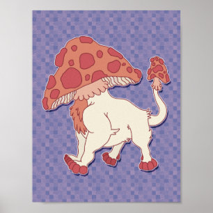 Poster Monstre Champignon