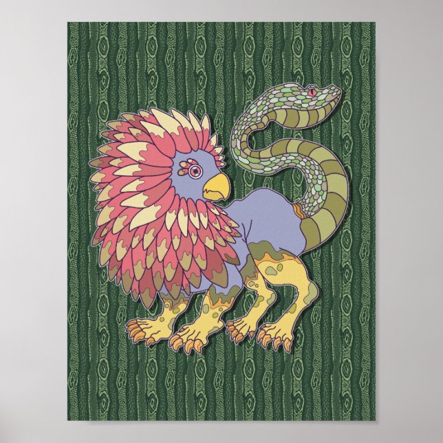 Poster Monstre Chimère (Devant)