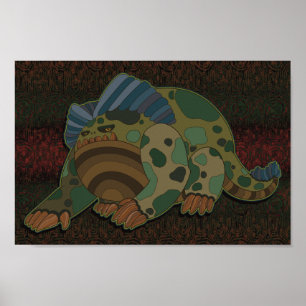Poster Monstre Crapaud