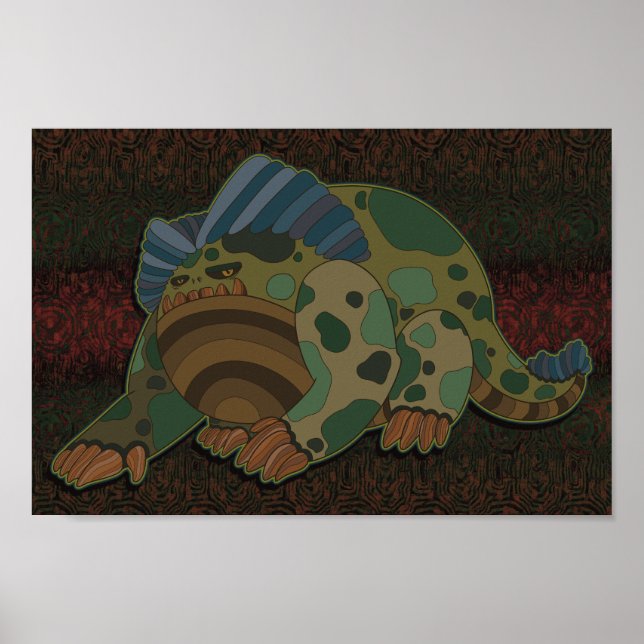 Poster Monstre Crapaud (Devant)
