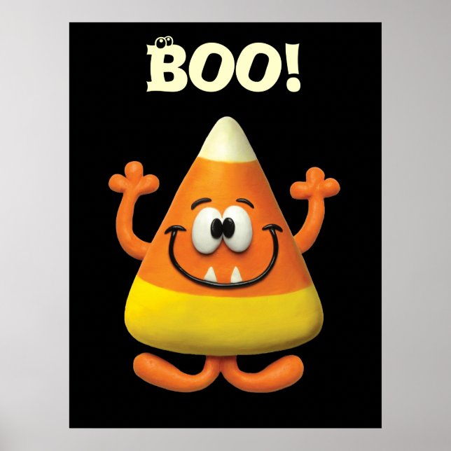 Poster Monstre de Corne à bonbons (Devant)