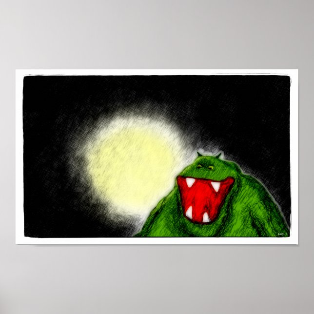 Poster Monstre de nuit (Devant)
