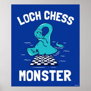 Poster Monstre d'échecs Loch