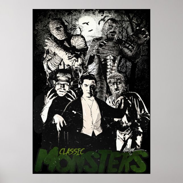 POSTER MONSTRES CLASSIQUES (Devant)