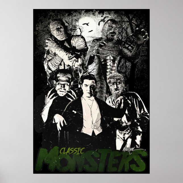 POSTER MONSTRES CLASSIQUES (Devant)
