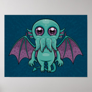 Poster Monstres de Cute Baby