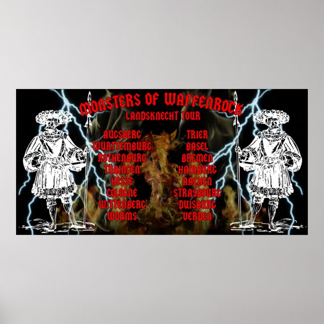 Poster Monstres de Waffenrock (Devant)