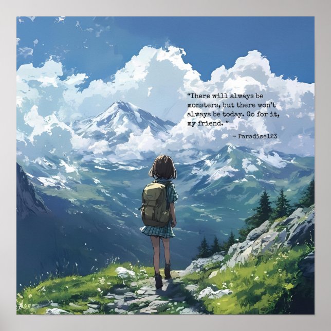 Poster monstres (porte 1057) (Devant)