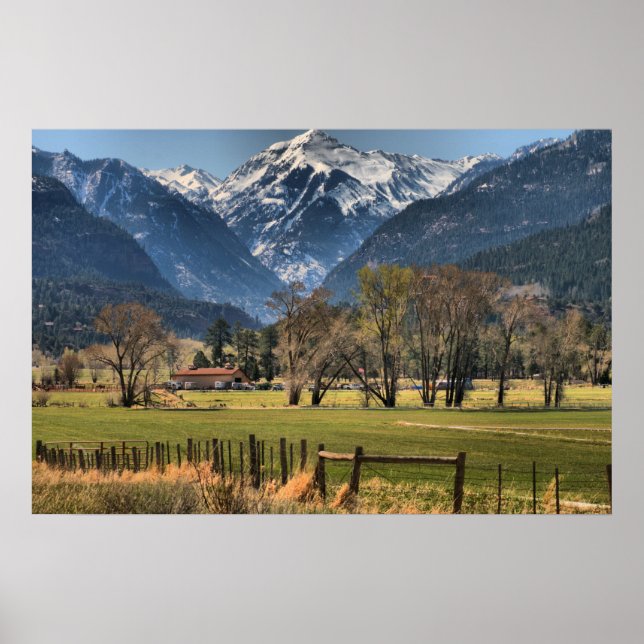 Poster Mont Abrams, Colorado (Devant)