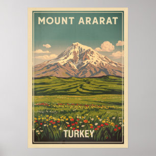 Poster Mont Ararat Turquie V03