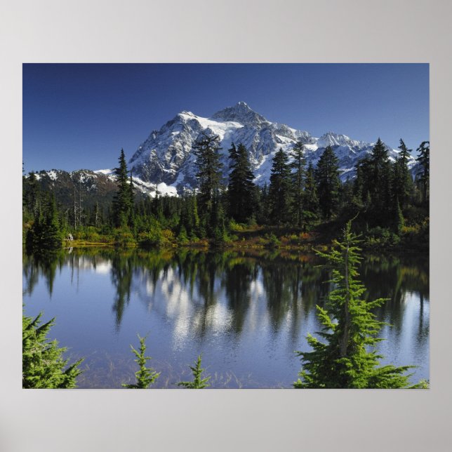 Poster Mont Baker-Snoqualmie (Devant)