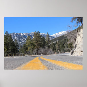 Poster Mont Charleston Kyle Canyon Nevada