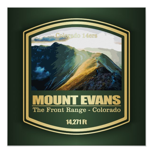Poster Mont Evans (PF) (Devant)