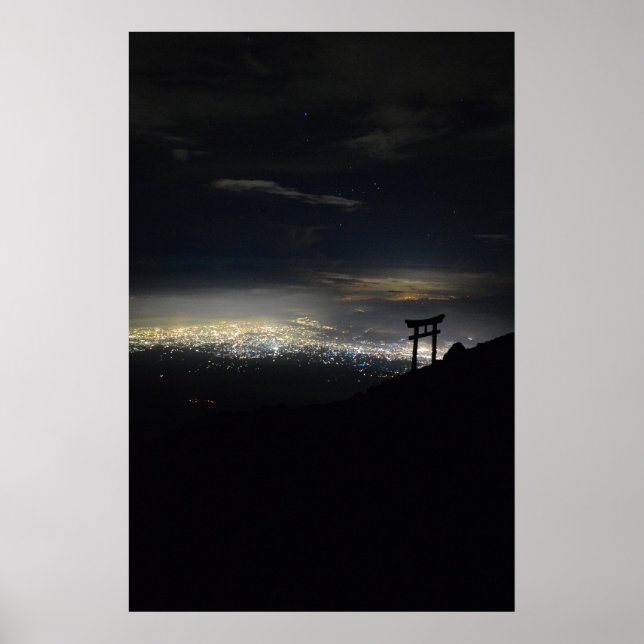Poster Mont Fuji Ascent (Devant)