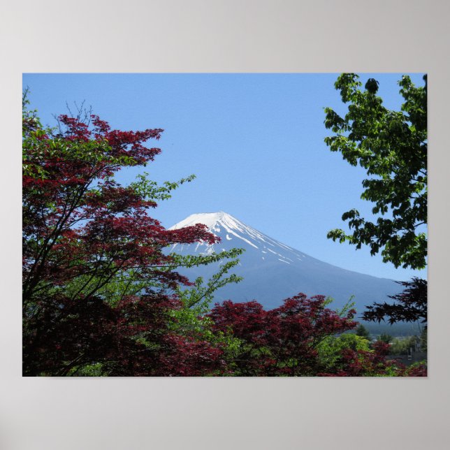 Poster Mont Fuji Japon