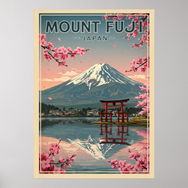 Poster Mont Fuji Japon V05 (Devant)