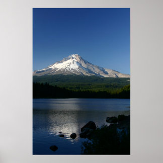 Poster Mont Hood du lac Trillium