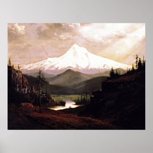 Poster Mont Hood | Peinture à l'huile de William S. Parro (Devant)