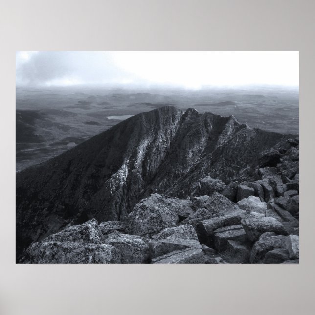 Poster Mont Katahdin (Devant)