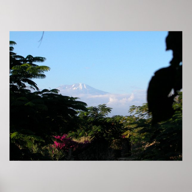 Poster Mont Kilimanjaro (Devant)