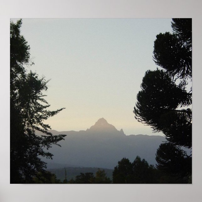 Poster Mont Kilimanjaro 2 (Devant)